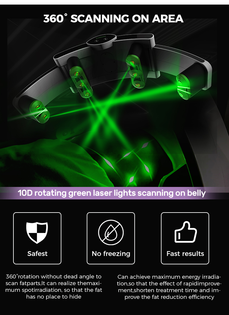 532nm Green Light Therapy Laser Stomach Fat Removal Machine Buy Laser