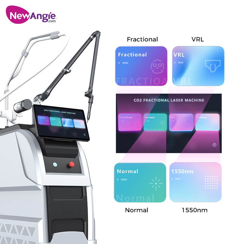 Double Wavelngth 1550nm 10600nm Laser Skin Beauty Machine BMFR18
