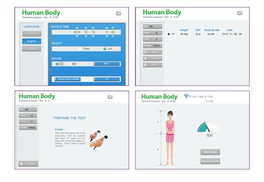 Body Composition Analyzer for Fat Measurement GS6.5 - Buy body composition  analyzer, body composition analyser, body composition analysis machine  Product on Newangie