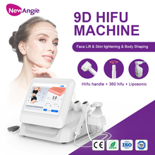 3 in 1 Vmax Liposonic Hifu Professional Face Lift Body Slimming Multifunctional 9D Hifu Machine