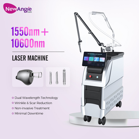 Double Wavelngth 1550nm 10600nm Laser Skin Beauty Machine BMFR18